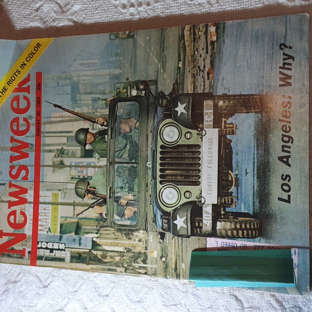 Vintage Newsweek Magazine August 30, 1965